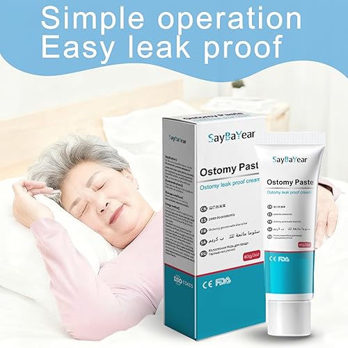 Miniatura 7 de Pasta de barrera para ostomía, tubo de 2 onzas para prevención de fugas, pasta de llenado de estoma sin alcohol que crea un sello protector