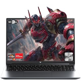 AMD Laptop,16 Inch FHD Display Laptop with AMD Ryzen 7 6800H Processor up to 4.7GHz,16GB Ram DDR5 4800MHz 512GB SSD Notebook with Backlit Keyboard - Amazon product rated Grade B