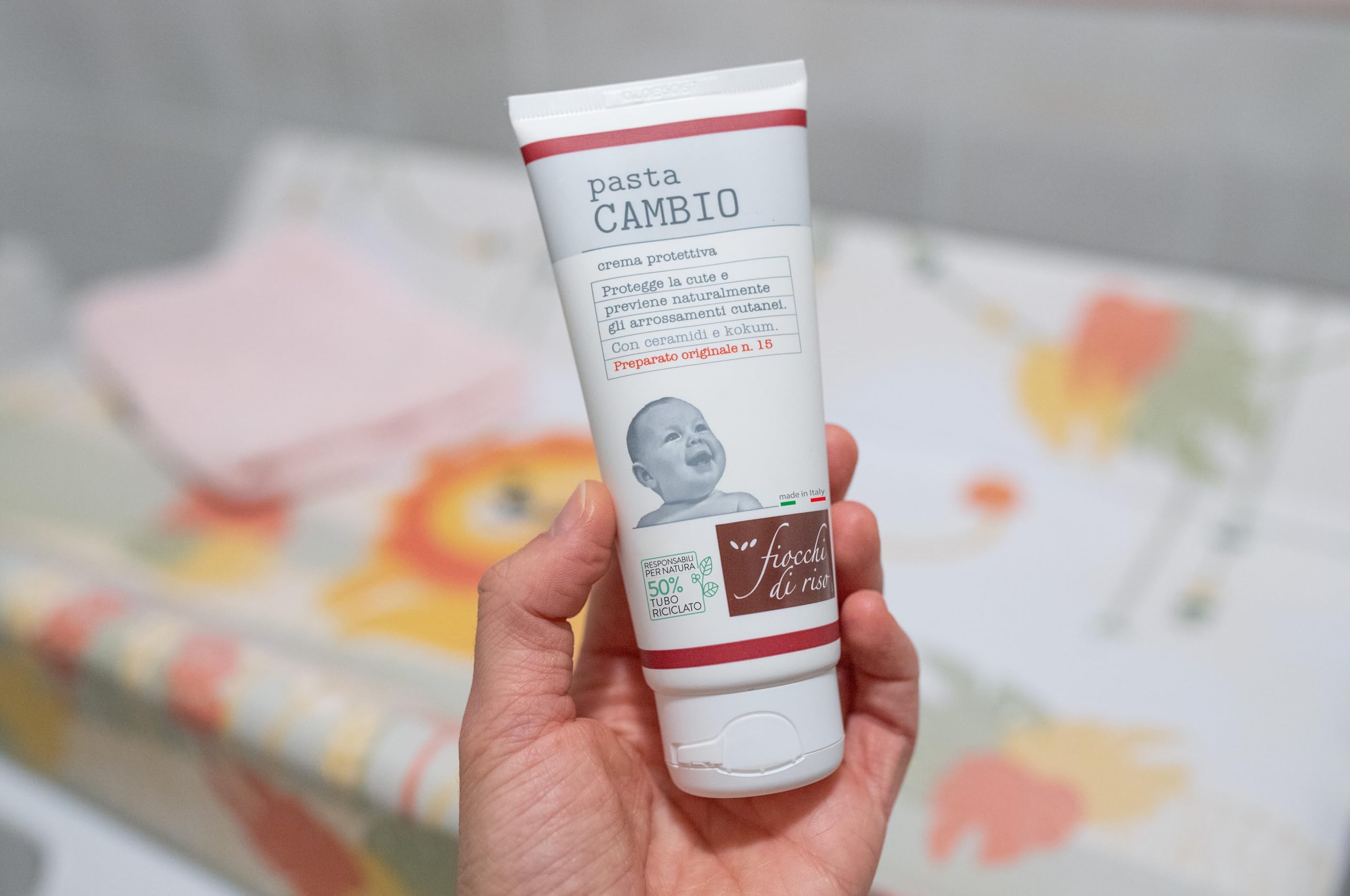 Fiocchi di Riso CAMBIO PANNOLINO 100ml Protegge e previene arrossamenti cutanei neonato