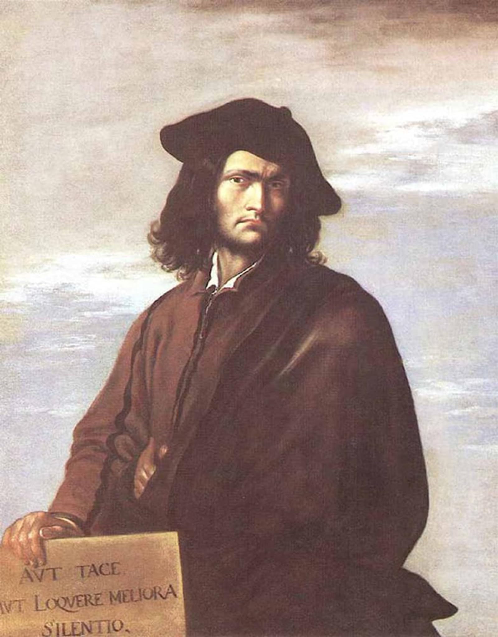 Posteriik No Frame Vintage Art Print Images Pictures Print Self-Portrait By Salvator Rosa Modern Colour Posters For Office Home Decor 60X90cm