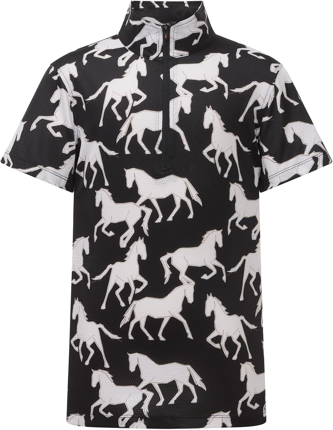 Kerrits Kids Breeze Ice Fil Short Sleeve Equestrian Shirt – Lightweight Cooling Horse Riding Top, Great for Summer Camp