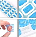 Monthly Pill Organizer Once a Day, 31 Day Pills Organizer Box, Compartments Portable Case for Travel, Month Pill Cases Medicine Organizer for Vitamin Pills Fish Oil