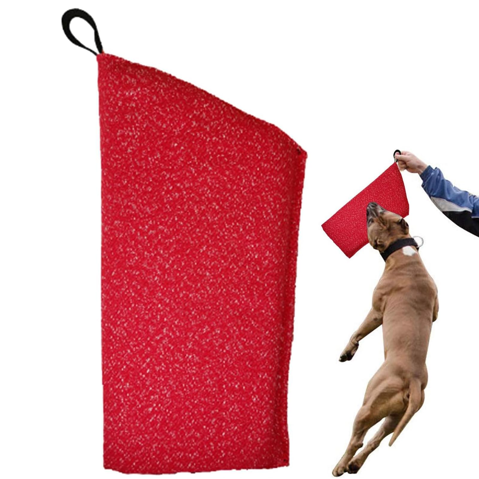 Generico Manguito de mordedura de perro, resistente manga protectora para el brazo para morder cachorros, juguete interactivo para mascotas pequeñas y medianas