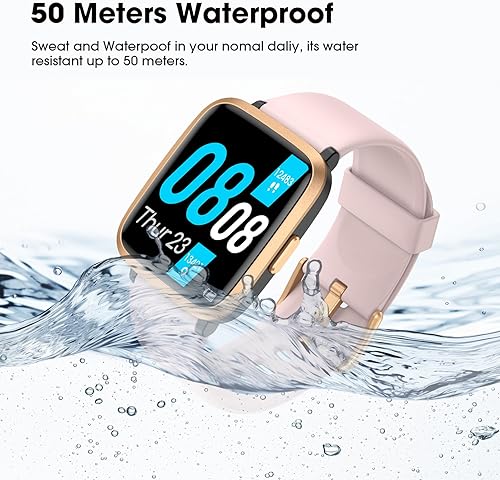 Miniatura 7 de Monitor de actividad física, reloj de fitness con oxígeno en sangre, monitor de presión arterial y frecuencia cardíaca, contador de calorías de