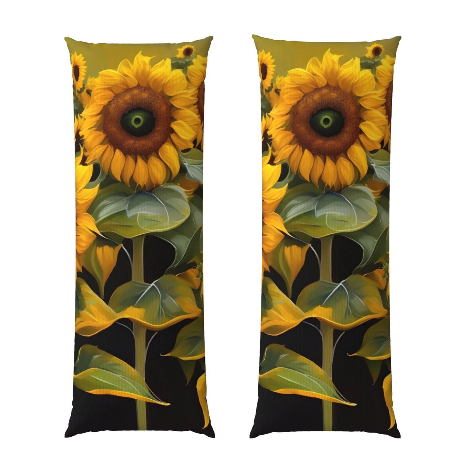 Taies d'oreiller ultra douces respirantes et housse tournesol