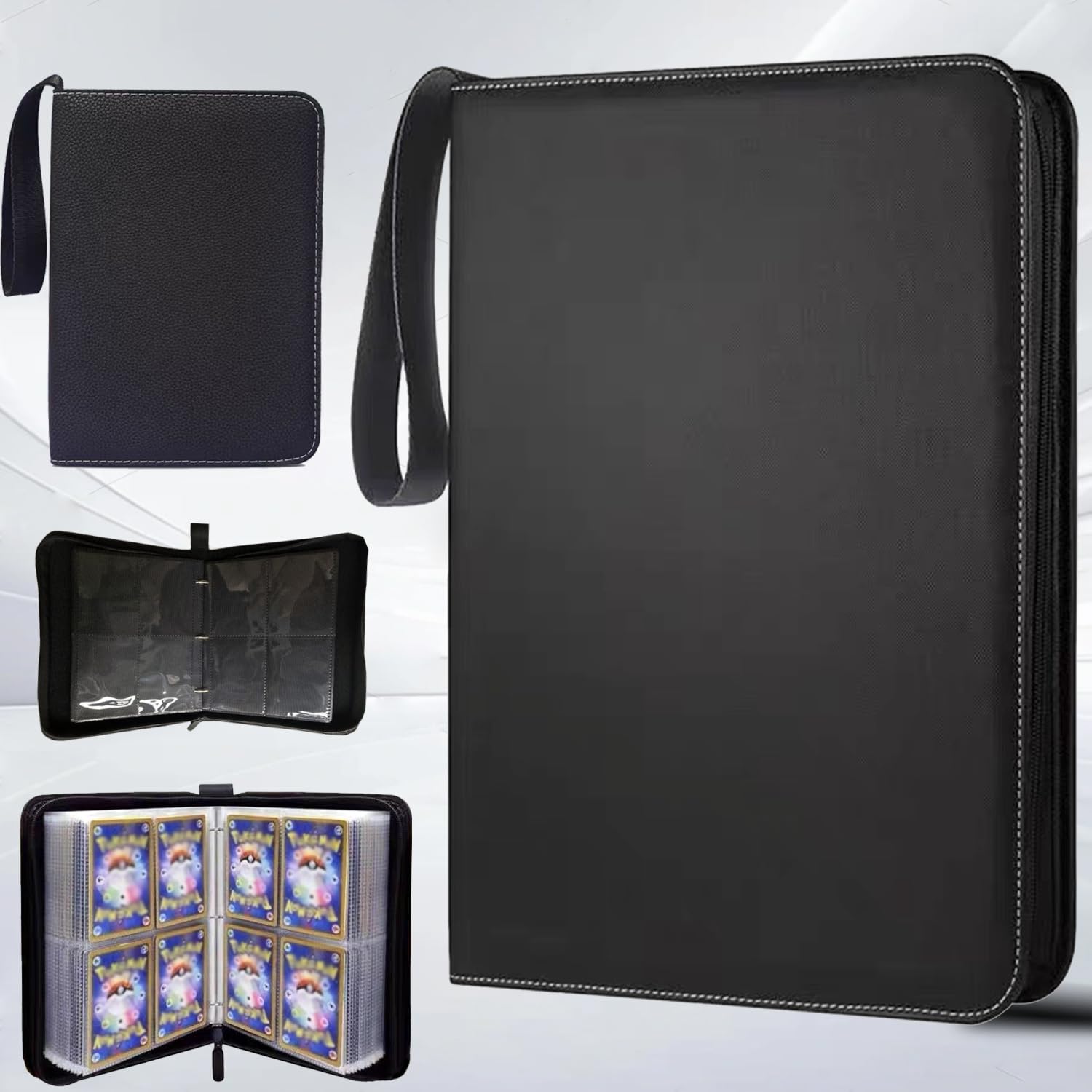 Album Raccoglitore 4 tasche 160 carte Side Load - ROSSO