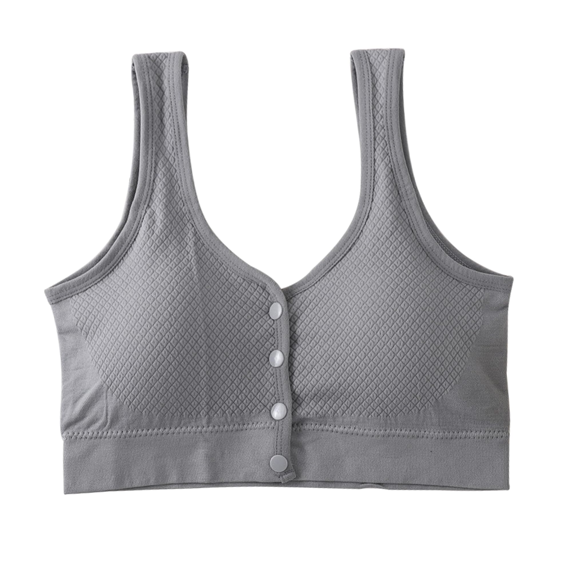 Women's Sports Bra for Girls & Women's, Wireless Full Coverage & Removable Padded, Front 4 Button Closure Premium Pro-Stretch Fabric, Combining Comfort and Flexibility for Active Lifestyles-picture-26