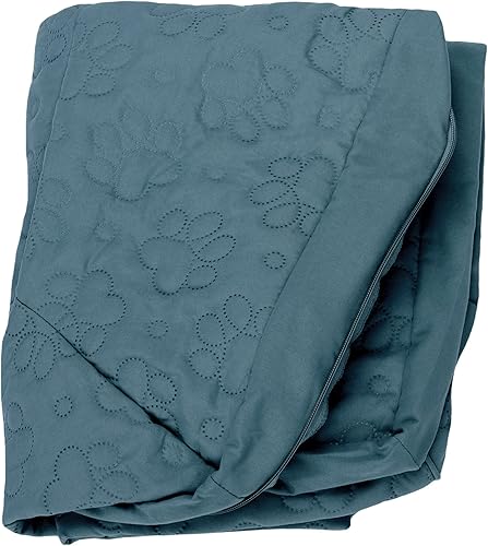 Miniatura 7 de Furhaven - Funda de repuesto para cama Pinsonic acolchada con estampado de patas, con forma de L, jumbo (XL)