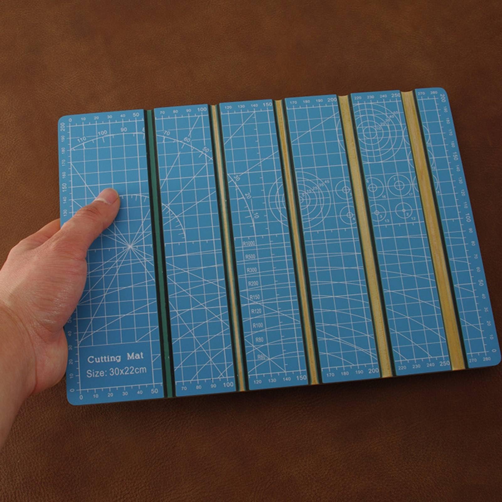 Tavola da Taglio Artigianale Pvc Tavoletta Mat Tappetino Righello Autorigenerante Superficie Liscia per Materiali Hobbistici Carta Pelle Tessuto con
