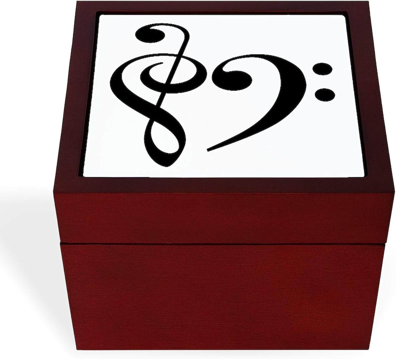 CafePress Music Memory Keepsake Jewelry Box, 5"x5"x3.75"