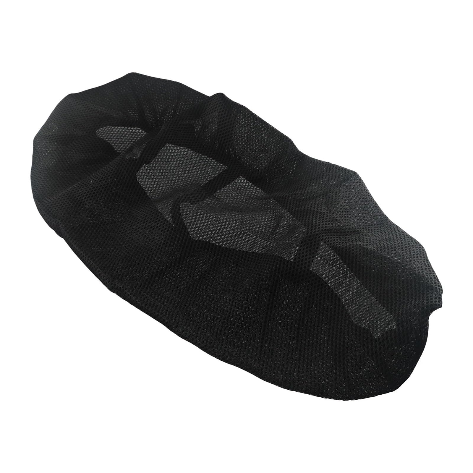 Funda de asiento transpirable para motocicleta con malla protectora fresca 3D 7