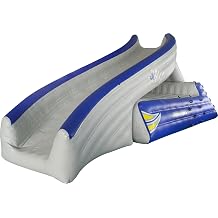 AQUAGLIDE Loki Corner Inflatable Water Slide with Cave, Multicolor, Large