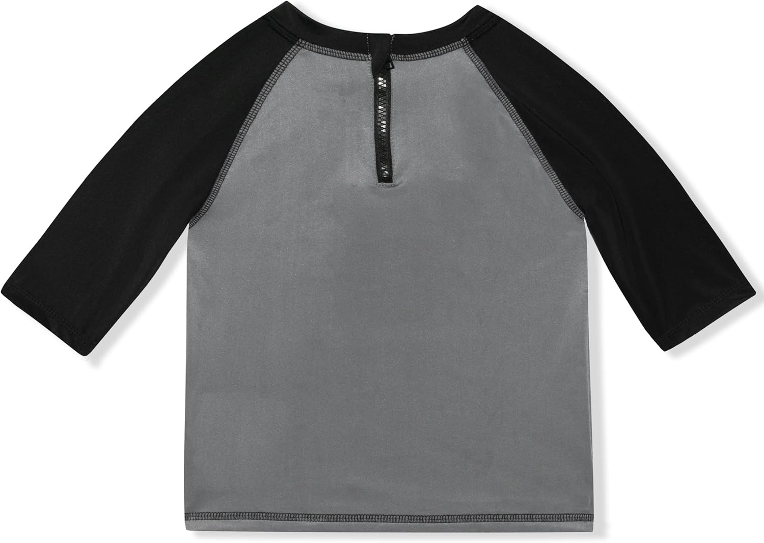 DC Comics Superman or Batman Boys Long Sleeve Tee and Bathing Suit Shorts Set for Toddler and Little Kids – Black/Red - Image 3