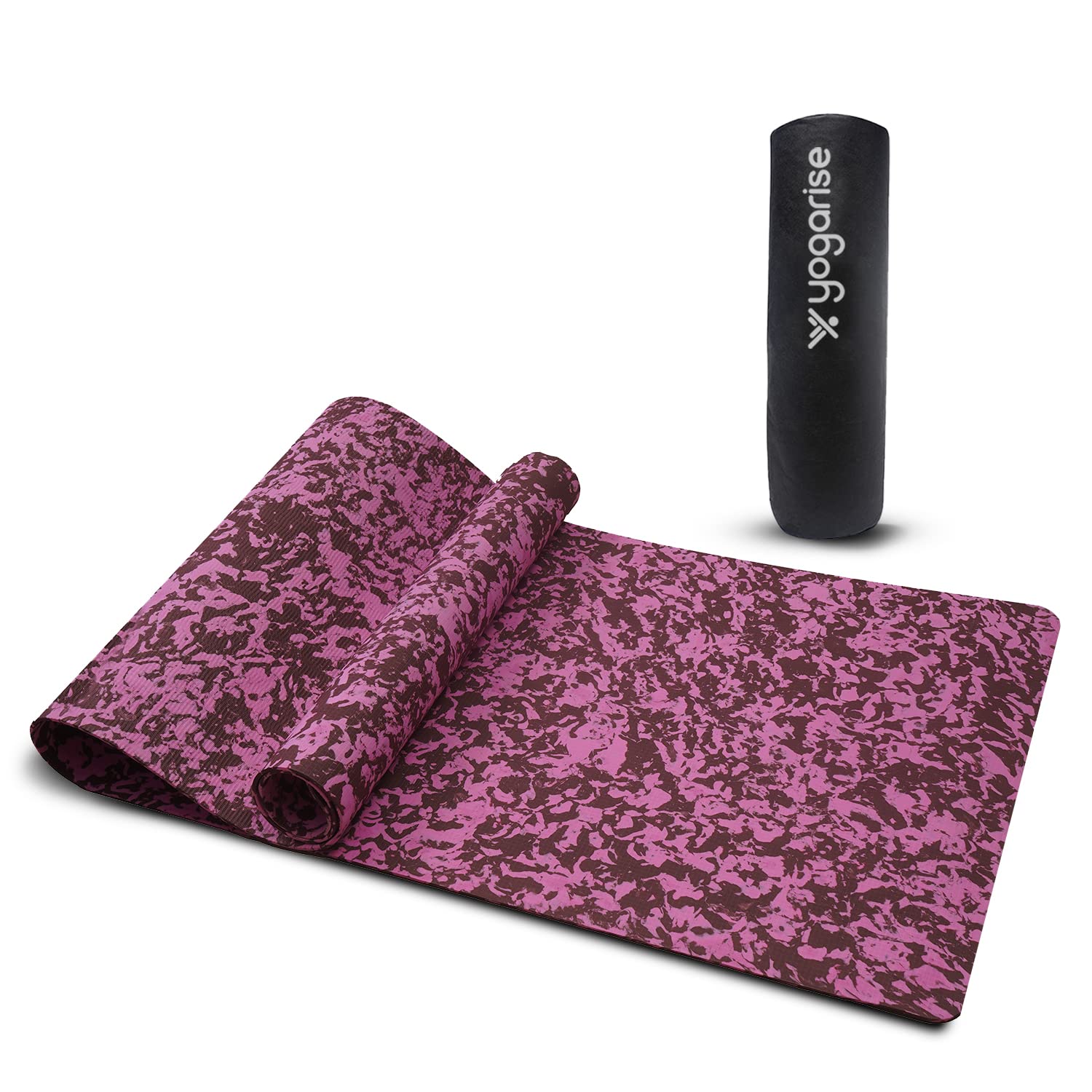 Yogarise Yoga mat for Men and Women, Premium Exercise Mat for Home Workout, Anti Slip Yoga Mat Workout, Gym Mat for Workout at Home with Bag (Marble Red, 4mm) (B0BJKL6TBT) Amazon Price History, Amazon Price Tracker