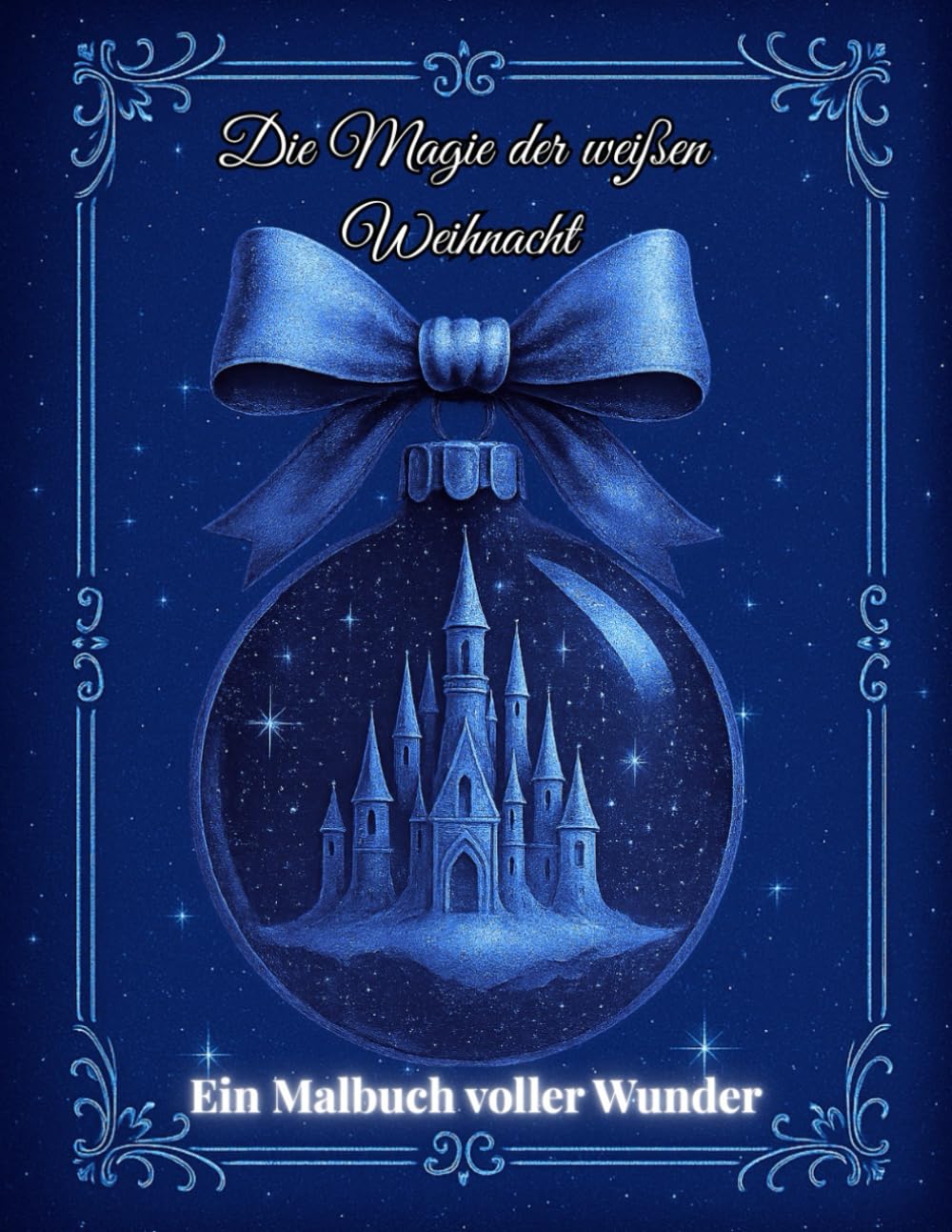 Die Magie der weißen Weihnacht: Ein Malbuch voller Wunder