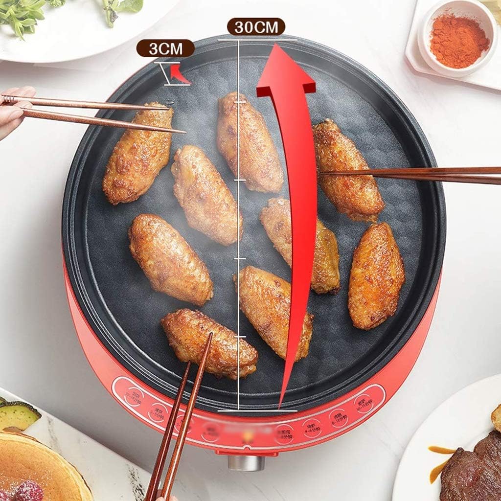 Nonstick Electric Pancakes Maker Griddle, Pan with Batter Spreader, Precise Temperature Control for Tortilla, Eggs