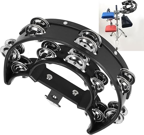 Miniatura 7 de Hi Hat Bell - Pandereta portátil para guitarristas para reuniones de amigos