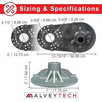 Amazon | AlveyTech 1インチ シャフト 40/41/420 チェーン