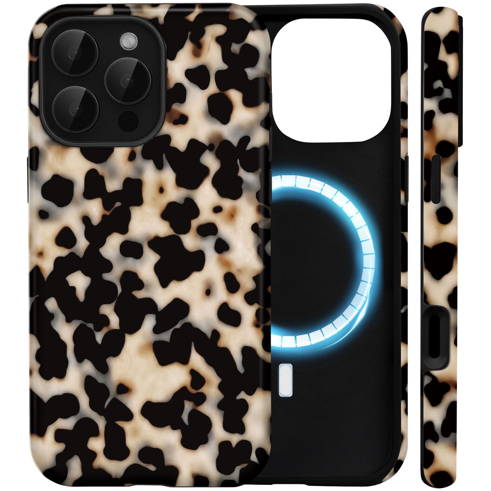 Coque iPhone 16 Pro Max MagSafe écaille de tortue finition premium - 8