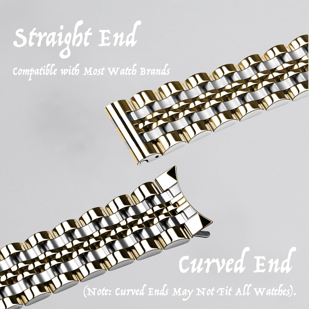 Stainless Steel Watch Band for Women Men Compatible with Samsung Galaxy Watch 7/6/5/4 40/44mm, Watch 6 Classic 43/47mm Band, Galaxy Watch Band 5 Pro Strap 45mm, Watch 4 Classic 42/46mm Strap