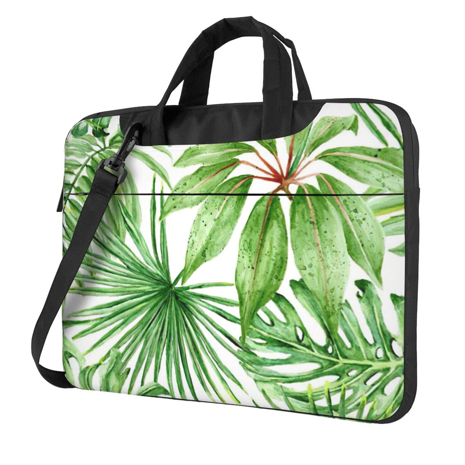 Bolsa porta laptop con estampado exótico resistente al agua y asas reforzadas 8
