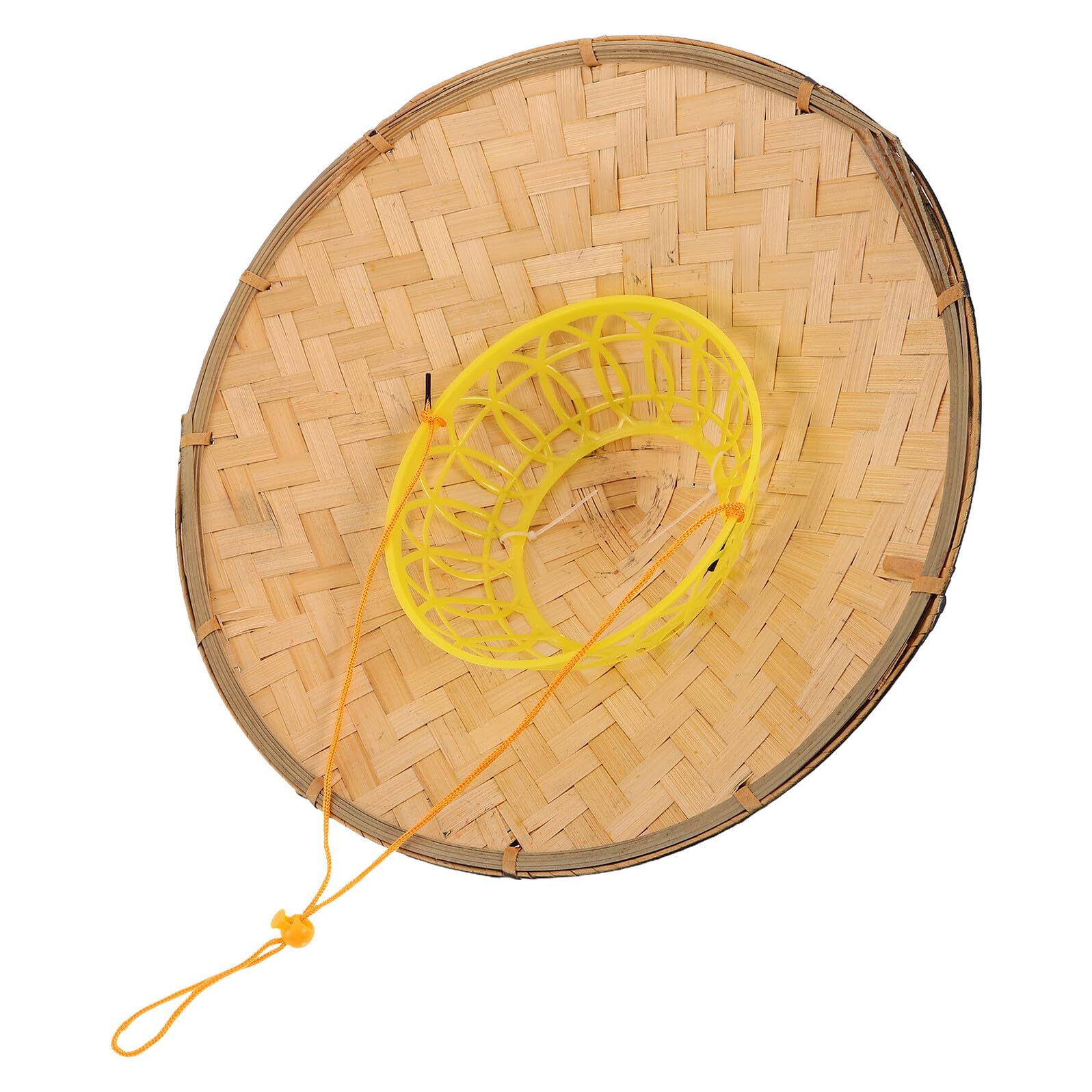 TEHAUX Samurai Japanische Ananas Konische Ananas Japanischer Bambus Samurai Hut Cosplay Kegelhut Reishut Für Bauern Gewebter Schwarz