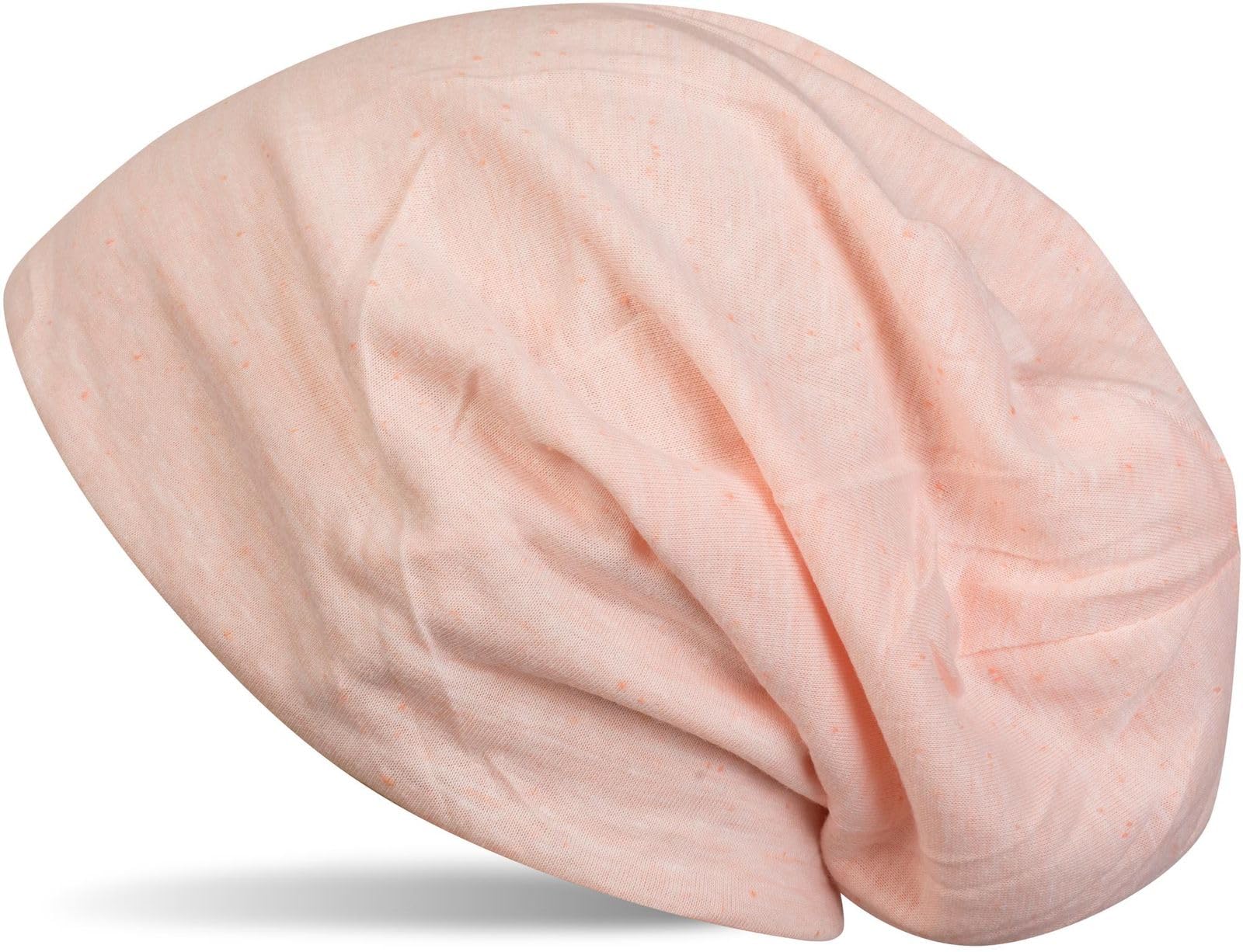 styleBREAKER Classic Beanie hat, Summer, Light, Unisex 04024018, Colour:Apricot