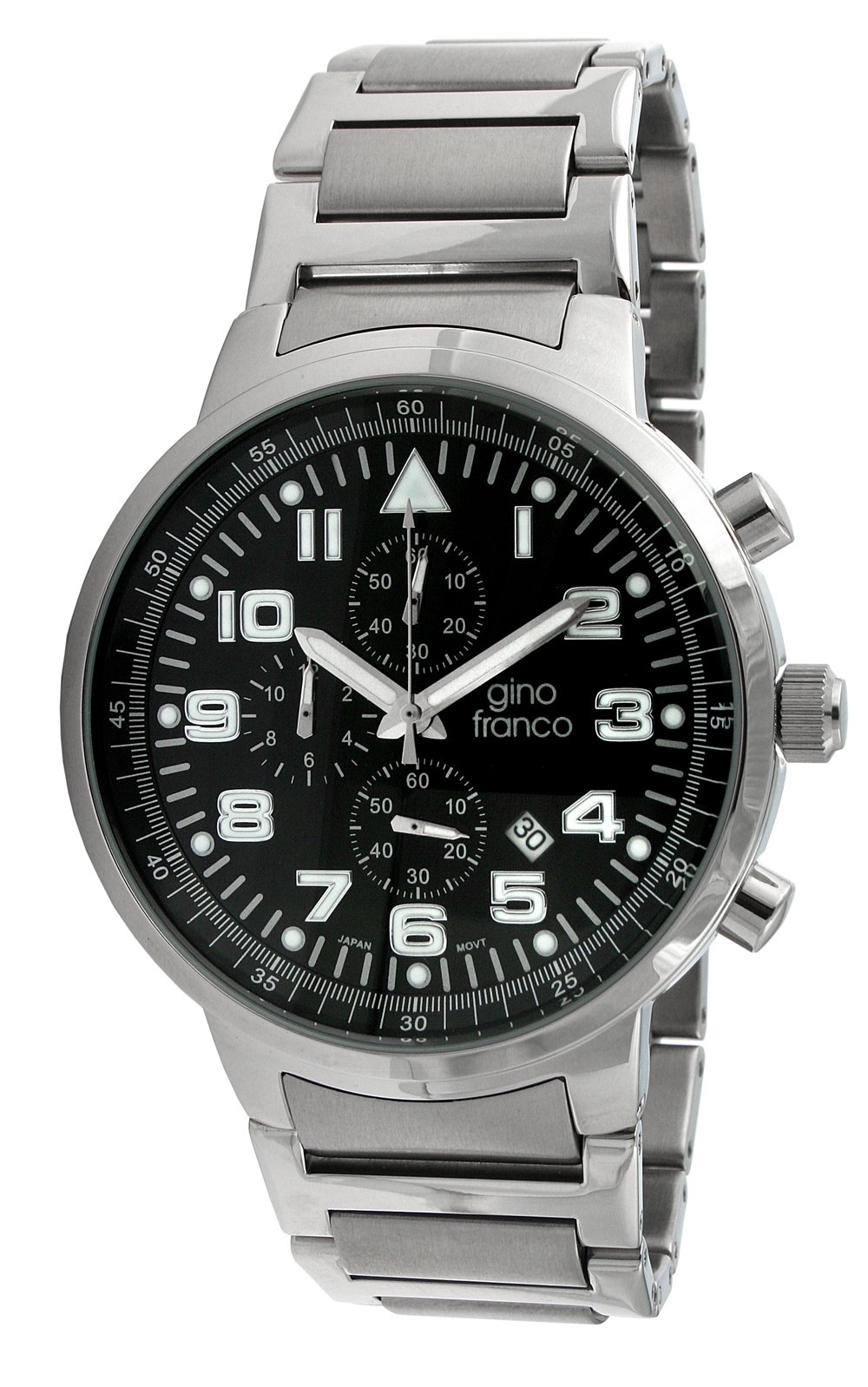 See full amazon price history chart for gino franco Mens 9668BK Round Stainless Steel Chronograph Bracelet Watch gino franco Mens 9668BK Round Stainless Steel Chronograph Bracelet Watch (B001NDI11I) Amazon Price History, Amazon Price Tracker