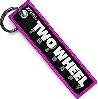 Vista 5 de KEYTAILS Llaveros, Etiqueta de Llave de Calidad Premium para Motocicleta, Scooter, ATV, UTV [Terapia de Dos Ruedas]