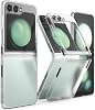Ringke Slim [Anti-Fingerprint Technology] Compatible with Samsung Galaxy Z Flip 5 Case for Women and Men, Smudge Proof Translucent Elegant 5G Cover with Lanyard Hole - Matte Clear