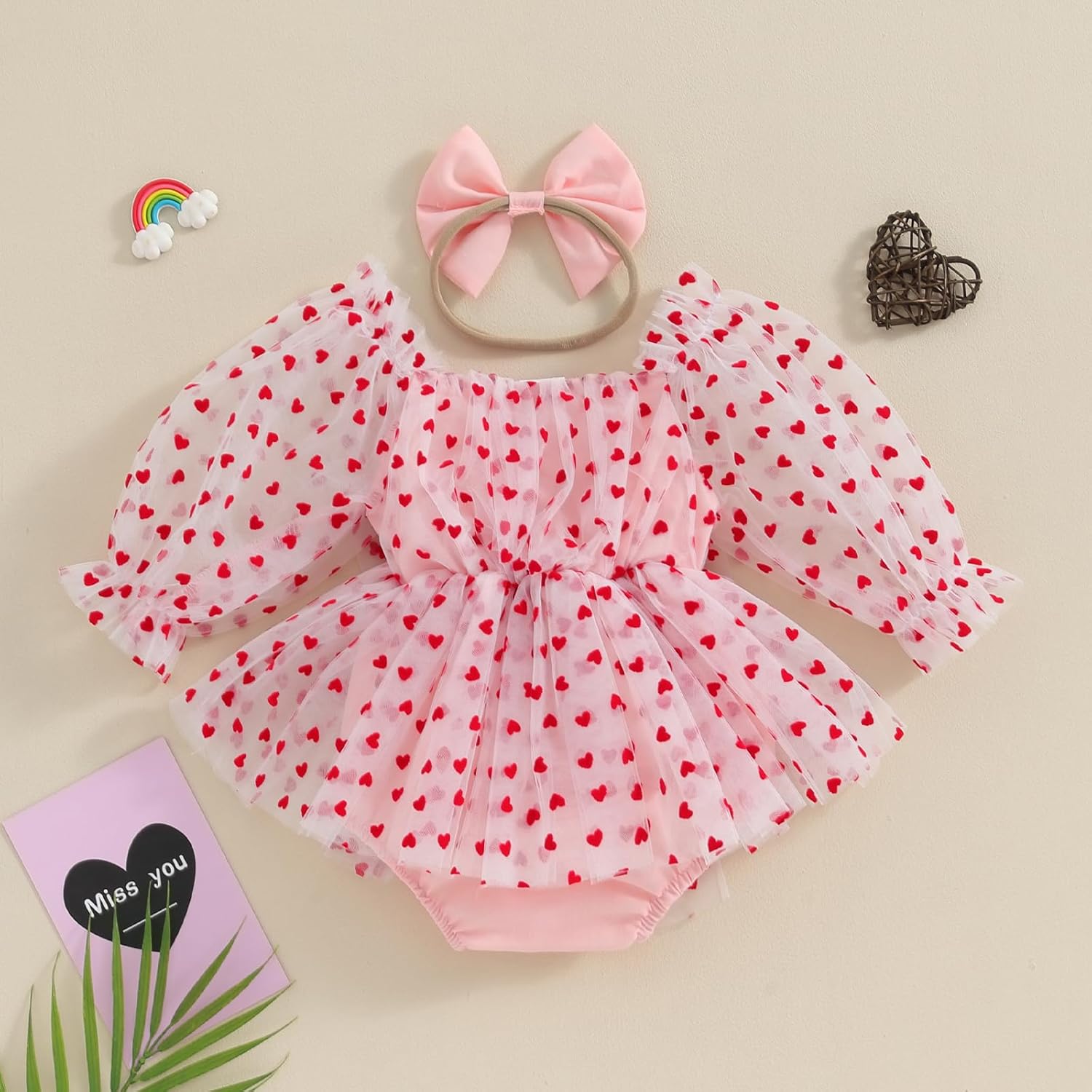 Baby Girl Romper Dress Sequins Puff Sleeve Organza Dresses Newborn Baby Girls Summer Clothes with Headband - Image 4