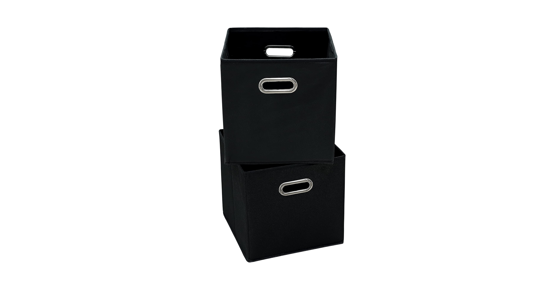Amazon.com: Yunkeeper 11 Inch Foldable Storage Bins ,Black Fabric