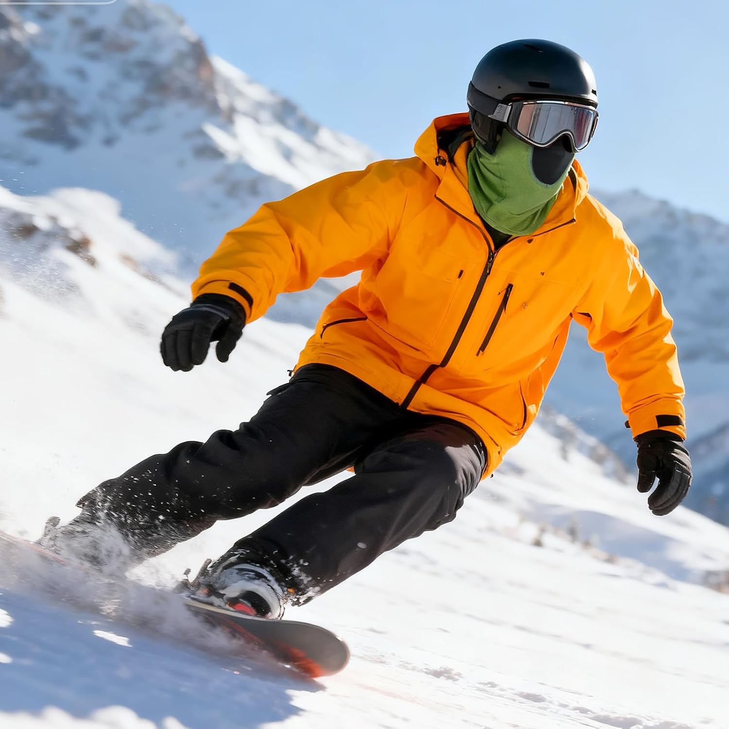 Balaclava Ski Mask for Men, Winter Fleece Face Mask for Cold Weather, Breathable Motorcycle Face Cover Running Skiing - Image 6