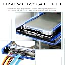 XIKKART Bracket Mounting Kit 2.5 inch to 3.5 inch Internal Hard Disk Drive SSD/HDD Holder Adapter Metal Mounting Bracket Tray Kit gallery image