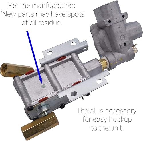 Miniatura 4 de Supplying Demand DG94-00449A 2754537 Gama de gas Válvula de seguridad Regulador de presión Modelo de reemplazo específico no universal