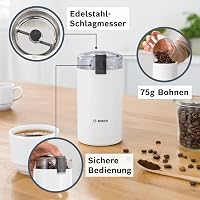 BOSCH TSM6A011W 180W Elektromos Kávéőrlő Fehér 3