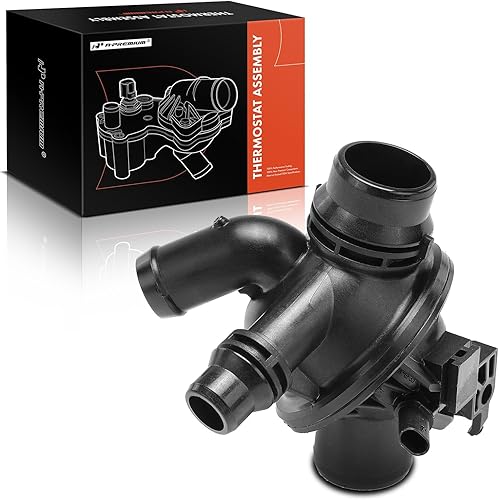 A-Premium Conjunto de carcasa del termostato del refrigerante del motor compatible con BMW 535i 2011-2016, 535i GT 2010-2017, 535i GT xDrive, 535i