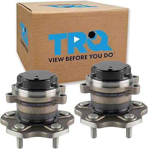 Miniatura 82 de TRQ Juego de 2 rodamientos y bujes de rueda delantera izquierda y derecha compatible con Mazda 6 2014-2019 CX-5 2013-2022