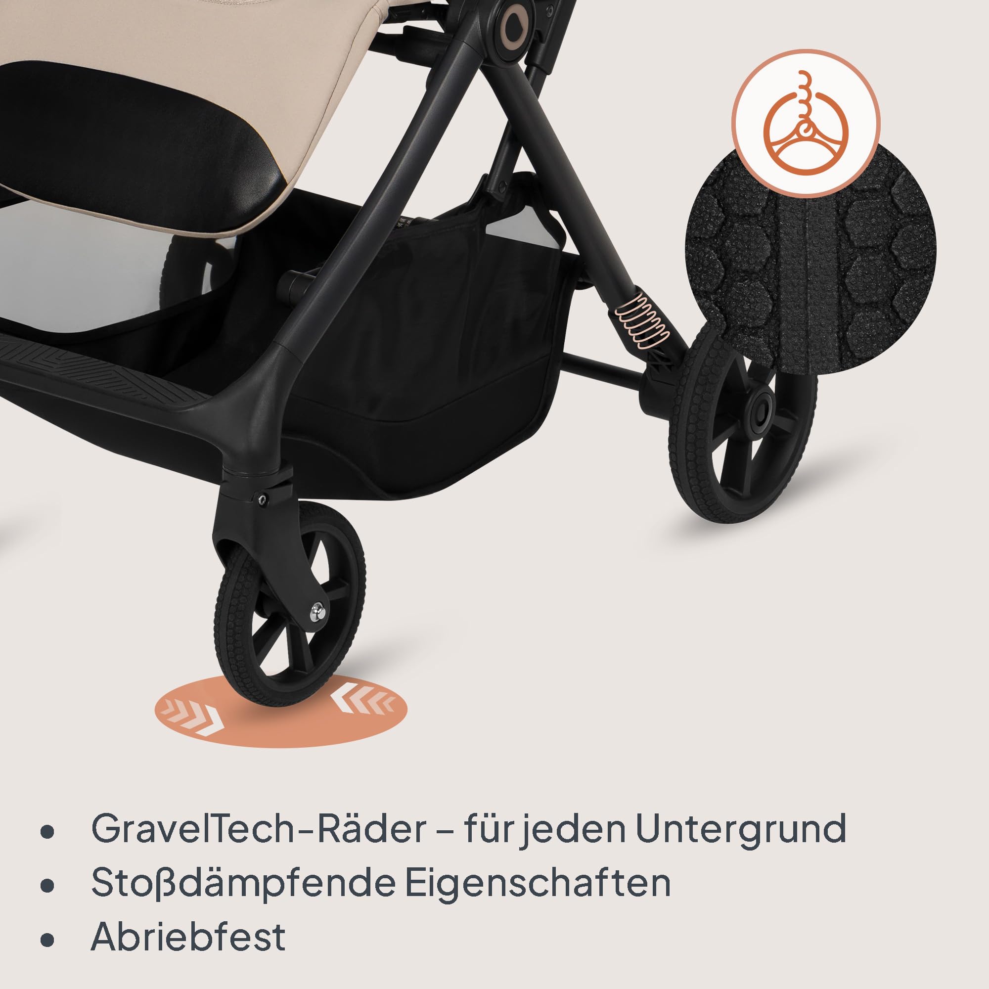 Lionelo Tansi Reisebuggy bis 22 kg, 6 Monate–4 Jahre, Kompakt Faltbar mit Einhand Auto Folding, GravelTech Rädern, Liegeposition 92 cm, Dri Seat, Verdeck mit UPF50+ Schutz Wasserdicht, Korb bis 3 kg