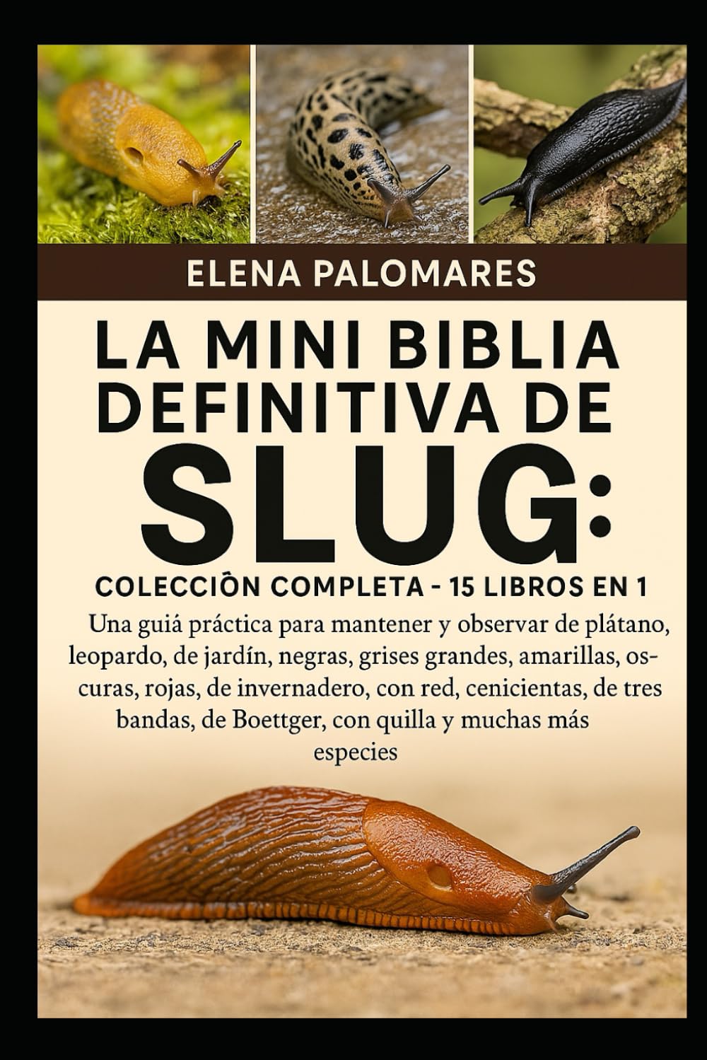 LA MINI BIBLIA DEFINITIVA DE SLUG: COLECCIÓN COMPLETA - 15 LIBROS EN 1: Una guía práctica para mantener y observar de plátano, leopardo, de jardín, ... de invernadero, con red, cenicientas, de...