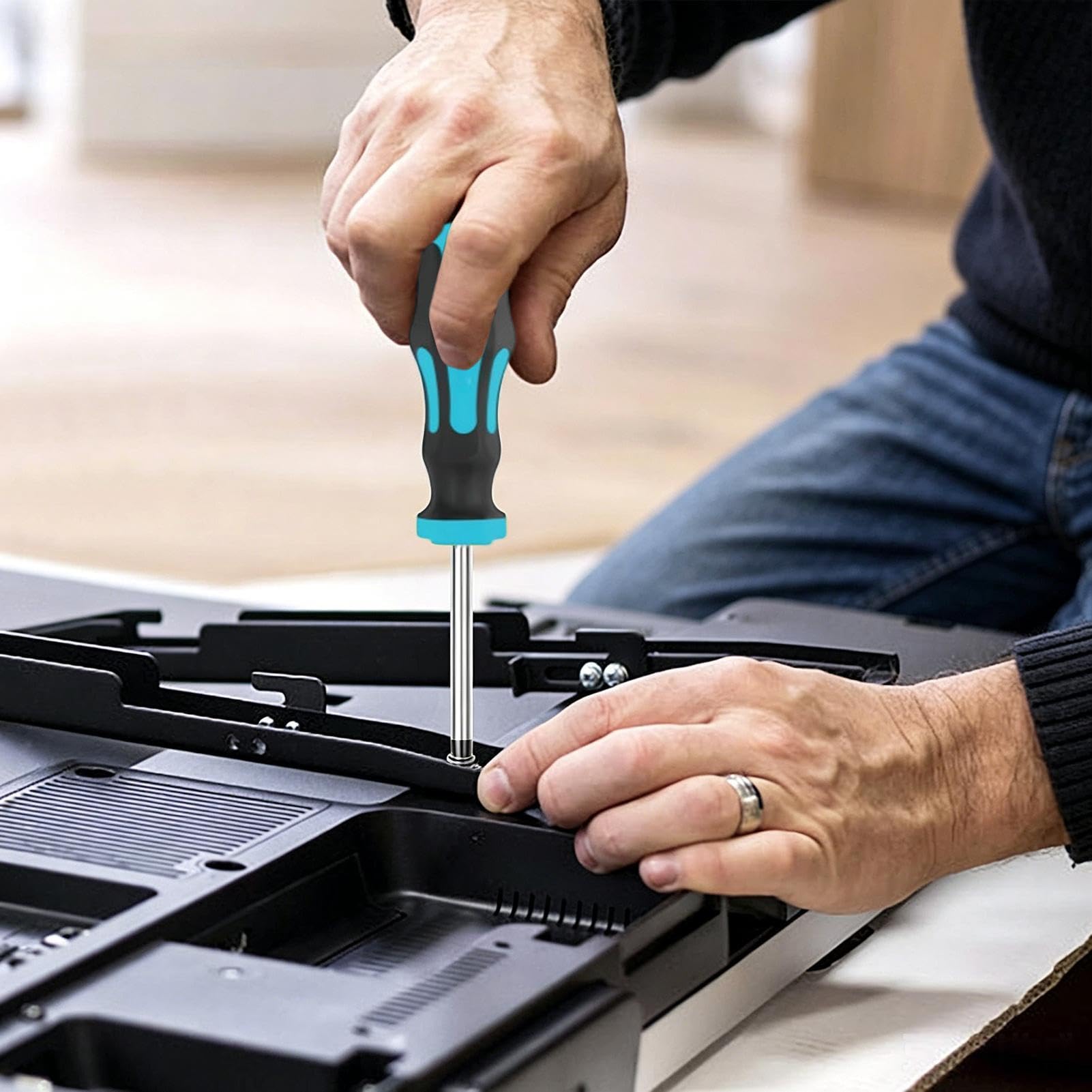 Set di cacciaviti Utensili magnetici di precisione per riparazioni | Set Di Cacciaviti Da 43 Pezzi Con Magnetizzatore per Elettrodomestici Computer Moto Fai da Te Elettricista