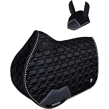 Close Contact Diamond Cut / Horse Pad / Horse Saddle Pad Black, Cob/Pony