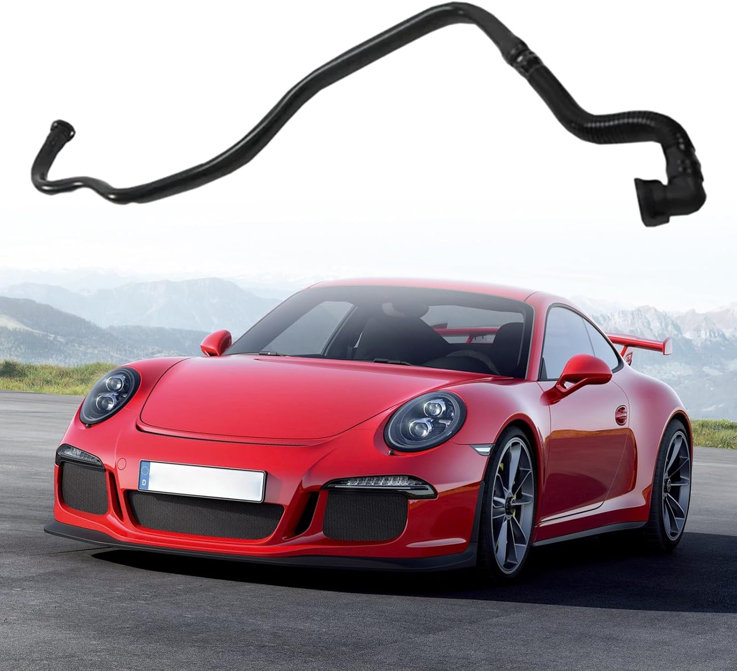 Car Engine Crankcase Breather Hose Replacement Vehicle Accessory Compatible for Boxster 99610714755 Automotive Repair Technicians