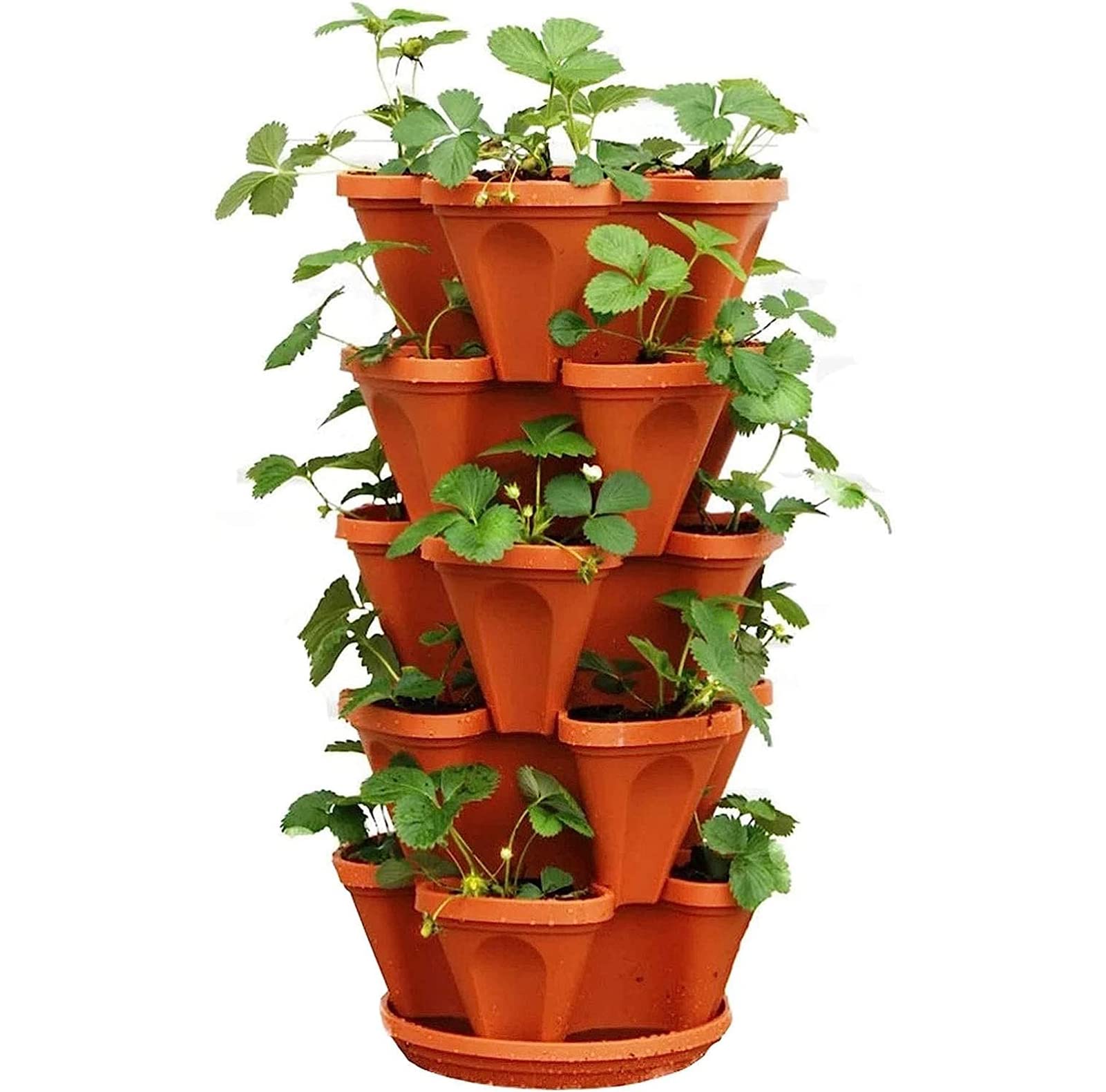 Serre D'Intérieur Com-four - 4 Plateaux Multi-Pots - Pour 96 Plantes - Kit Culture