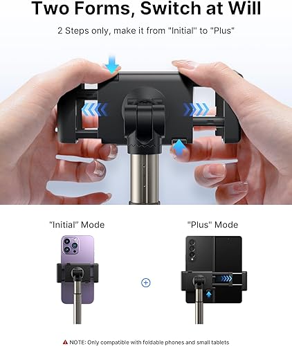 Miniatura 3 de JSAUX Portavasos universal para teléfono plegable, soporte para camión de coche compatible con iPad Mini, Samsung Galaxy Z Fold 654, Pixel 9 Pro,