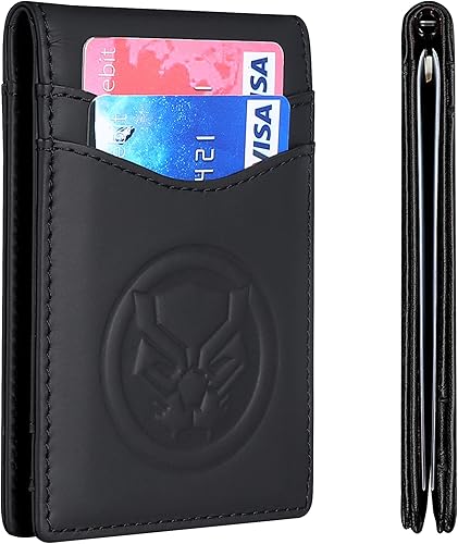 Vista 9 de IRON SPIDER Billetera, monocapa, doble pliegue, Negro -, Minimalista