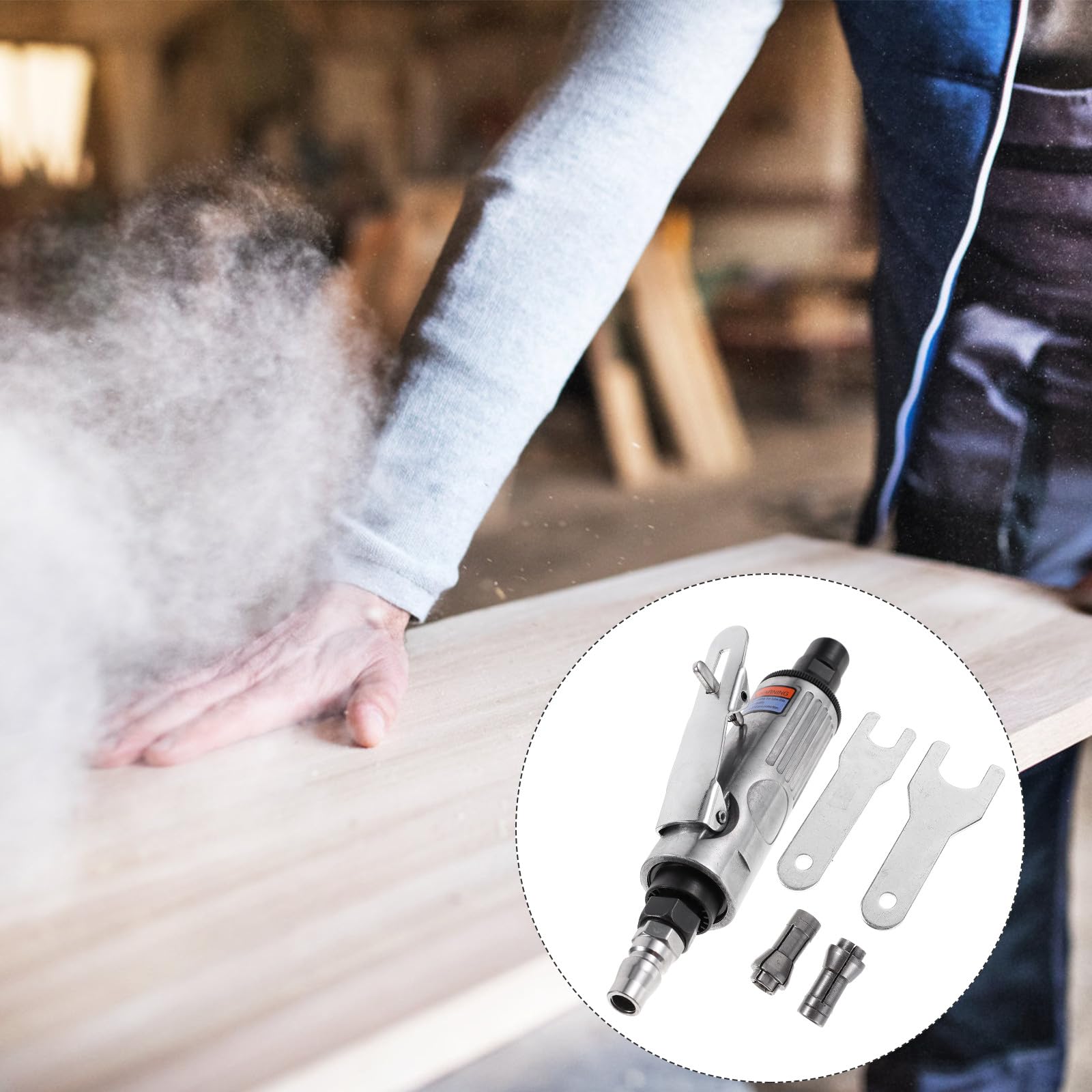 Smerigliatrice Mm per Pneumatica e Incisione Lucidatura 152 | Alta Precisione, Struttura Semplice e Portatile, Uso Manuale, Acciaio Rame Ferro