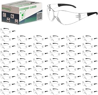 WFEANG Safety Glasses | ANSI Z87.1 Certified Protective Eyewear Bulk Pack