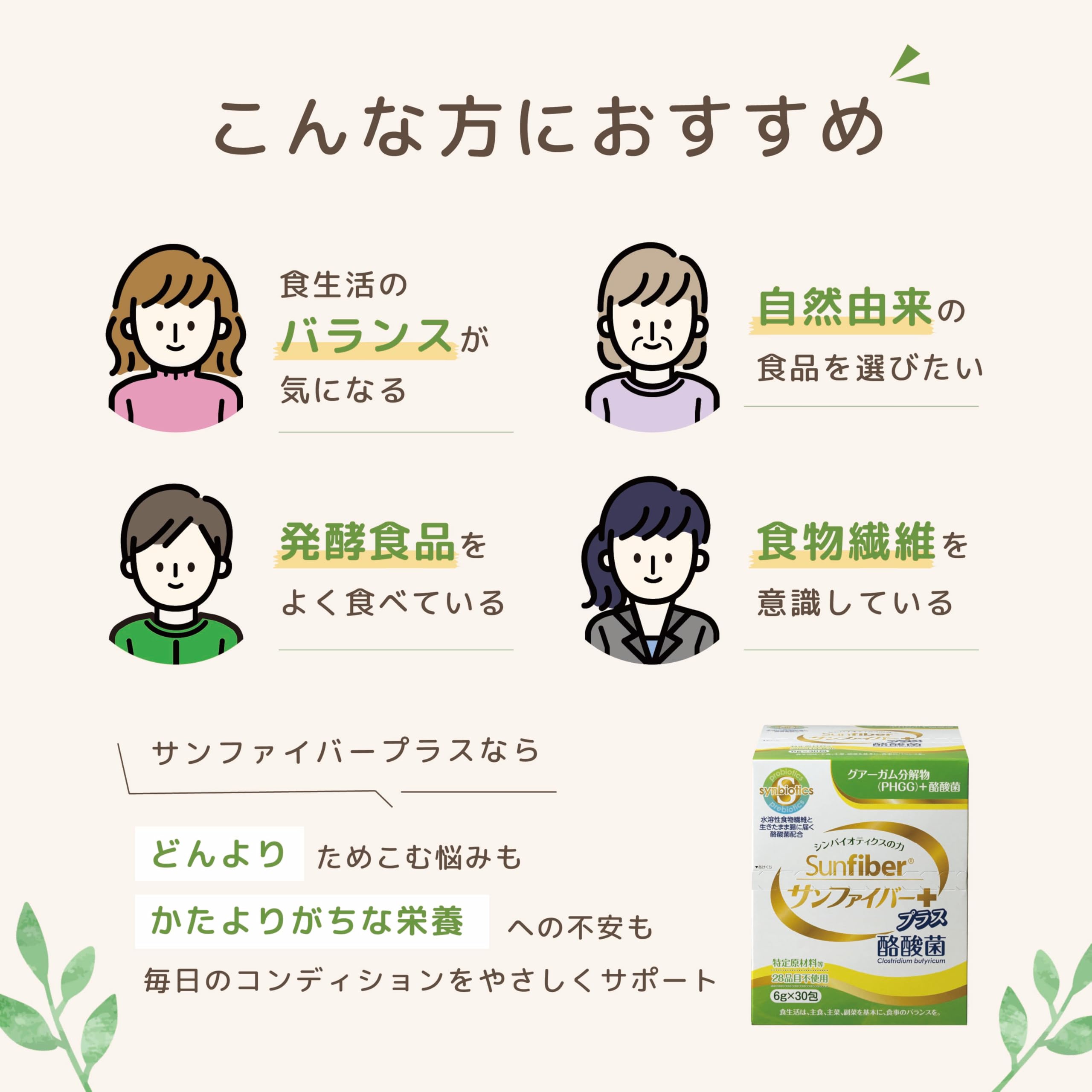 Amazon | タイヨーラボ サンファイバープラス スティック 6g×30包 2個