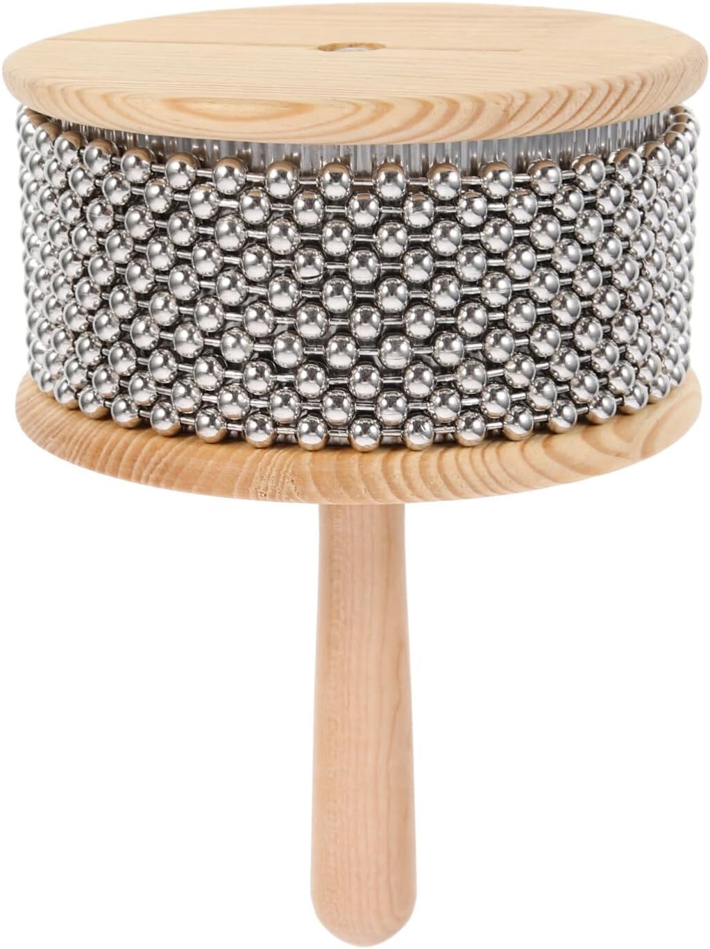 VICASKY Cabassa Musical Instrument Mini Cabasa Mini Metal